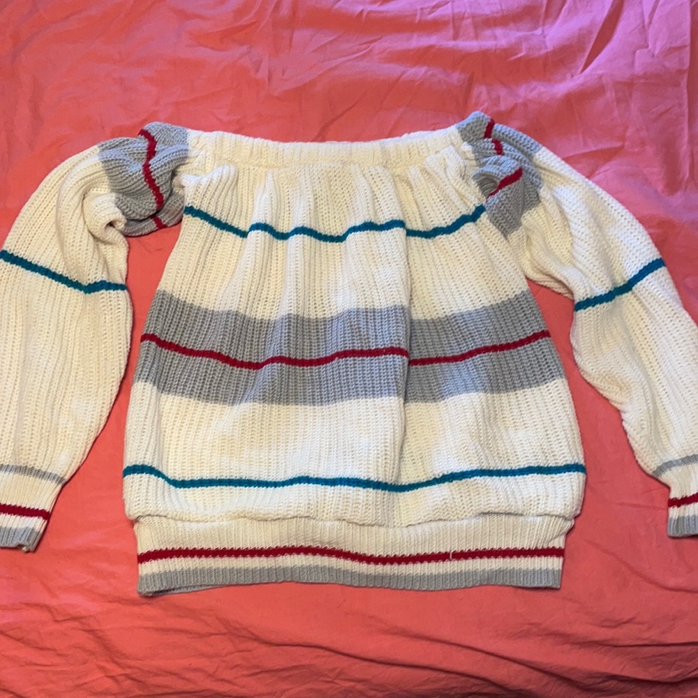 Off-the-shoulder knit sweater from UO